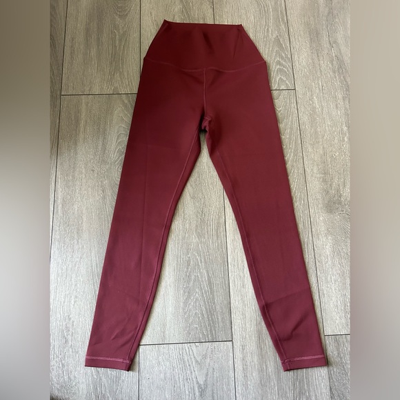 CRZ YOGA Burgundy Leggings - Picture 1 of 4